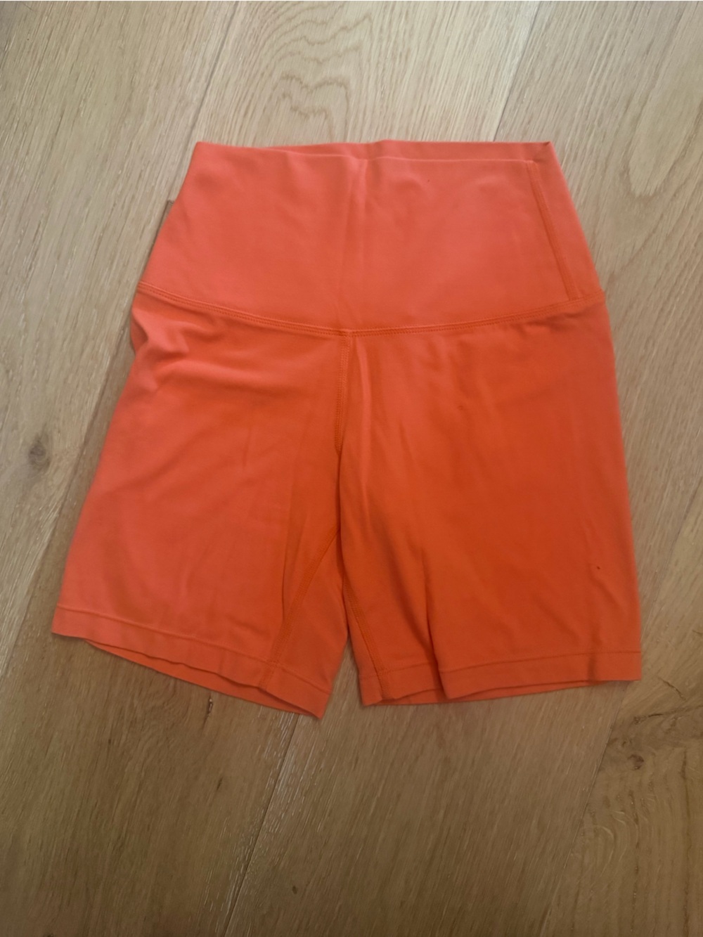Splits59 High-Rise Peachy Orange Women's Active Bike Shorts